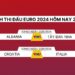 Lịch thi đấu Euro hôm nay 24/6