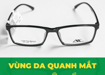 Vùng da quanh mắt bị khô rát