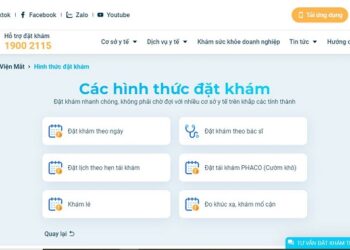Cách đặt lịch khám bệnh viện Mắt TPHCM