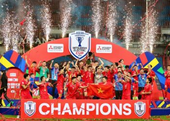 Hình ảnh việt nam vô địch aff cup 2024