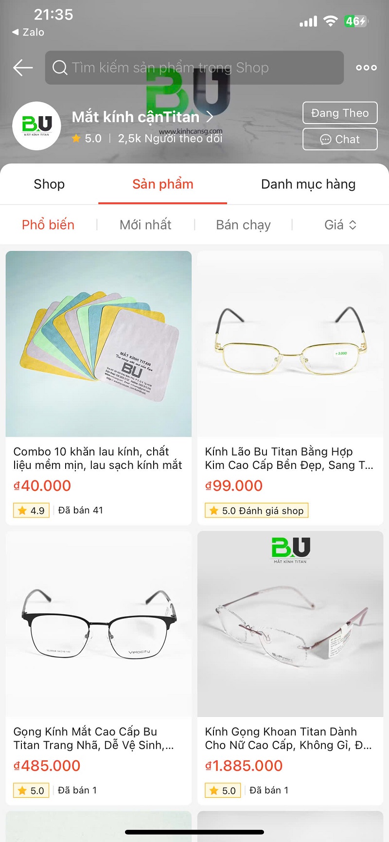 Mắt kính BUTITAN