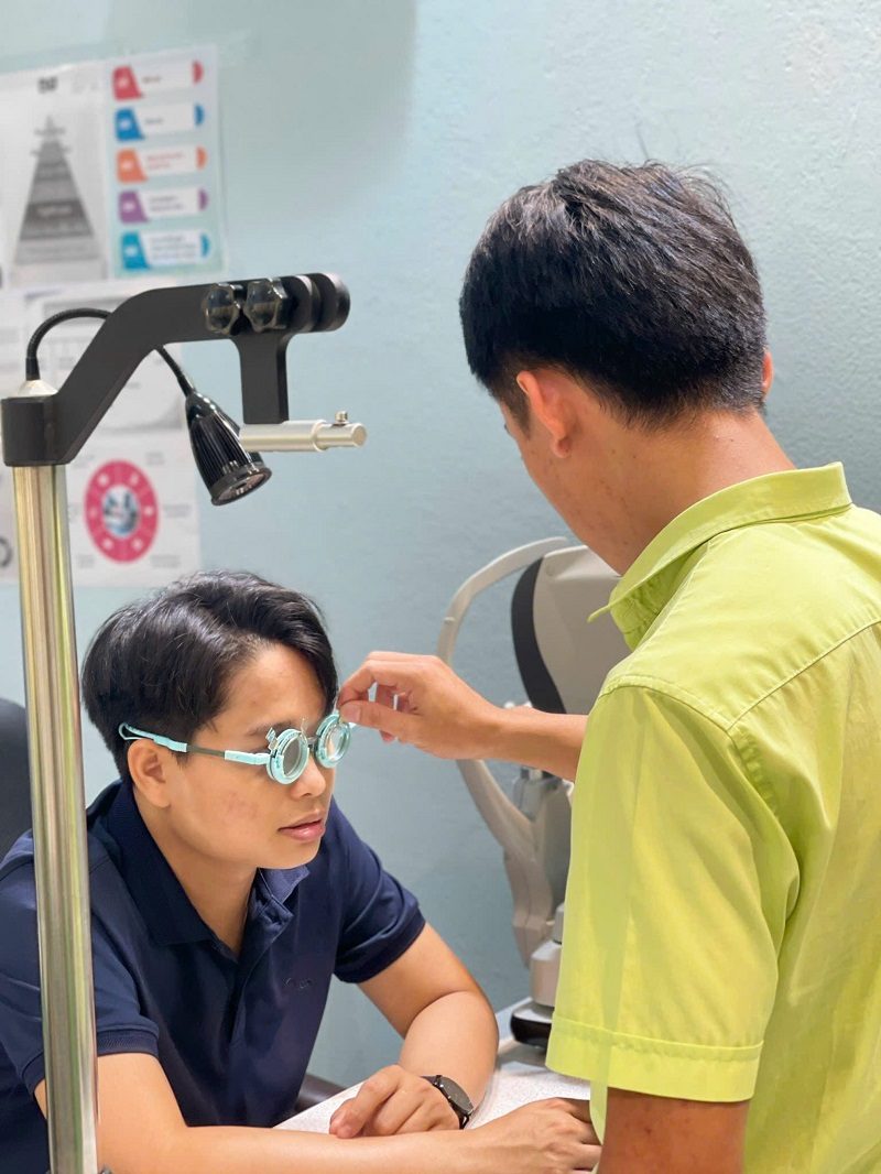 Các bước đo mắt cận
