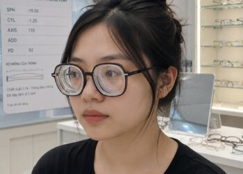19 độ khi không có kính