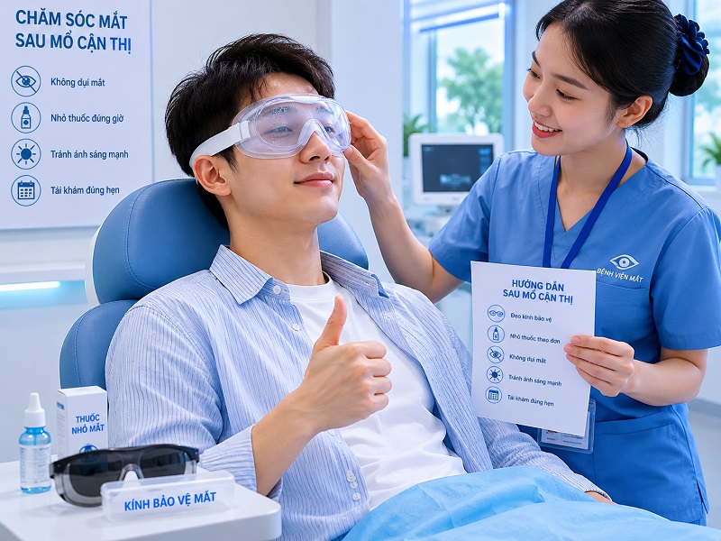 Bắn tia laser mắt cận