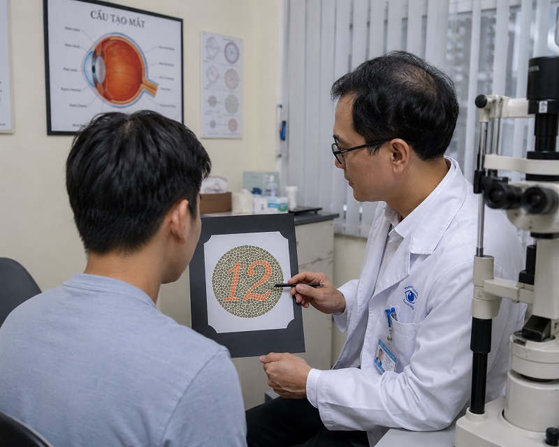 Bảng màu kiểm tra mù màu