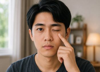 Cận 1 bên mắt