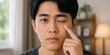 Cận 1 bên mắt