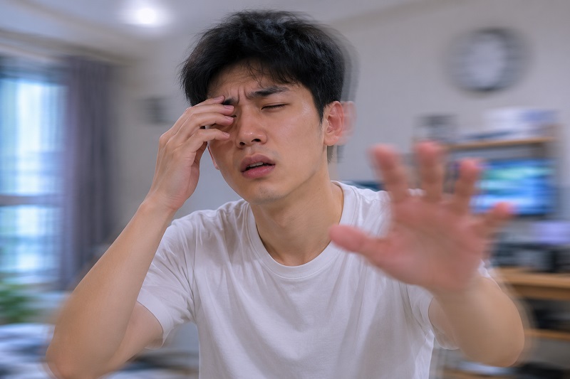 Dấu hiệu mờ mắt