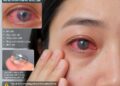 Nhiễm trùng mắt vì đeo lens